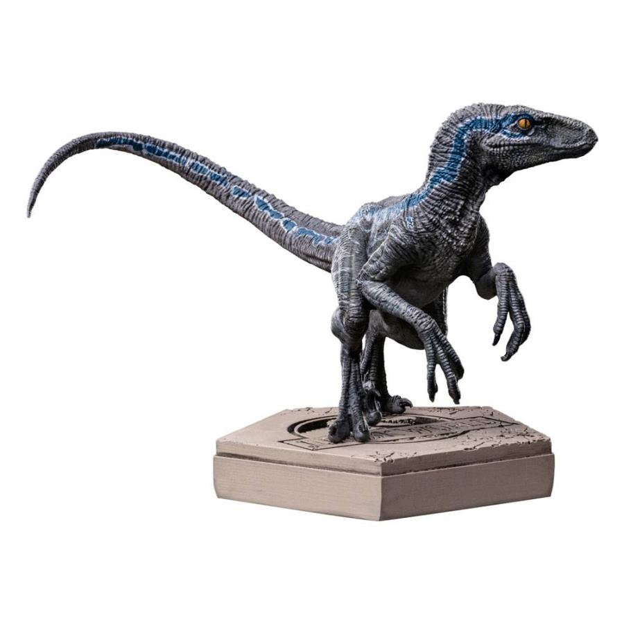 Jurassic World: Velociraptor B Blue 7 cm Icons Statue - Iron Studios