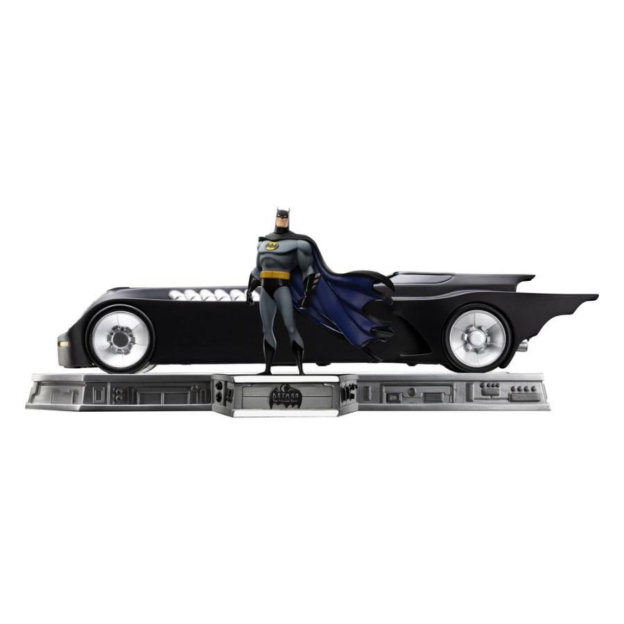 Batman The Animated Series 1992: Batman and Batmobile 1/10 Art Scale Statue - Iron Studios