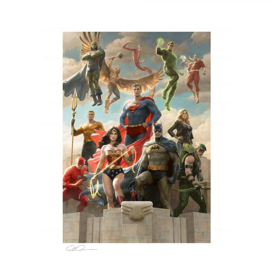 DC Comics: Justice League Classic Variant 46 x 61 cm Art Print - Sideshow Collectibles