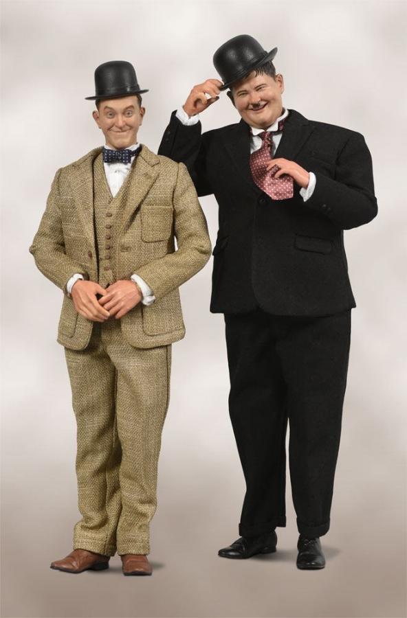 Laurel & Hardy 1/6 Action Figure 2-Pack Classic Suits - Big Chief Studios