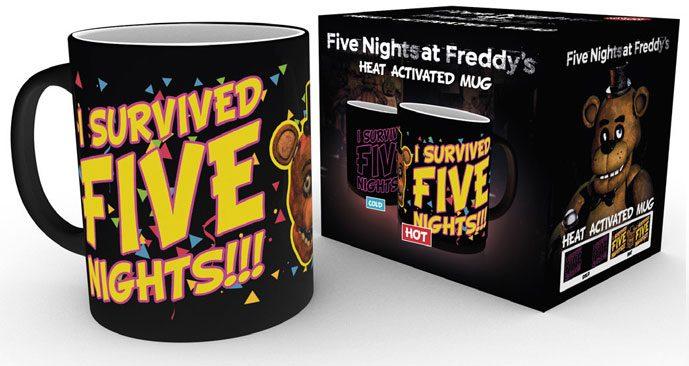 Five Nights at Freddy's Heat Change Mug I Survived