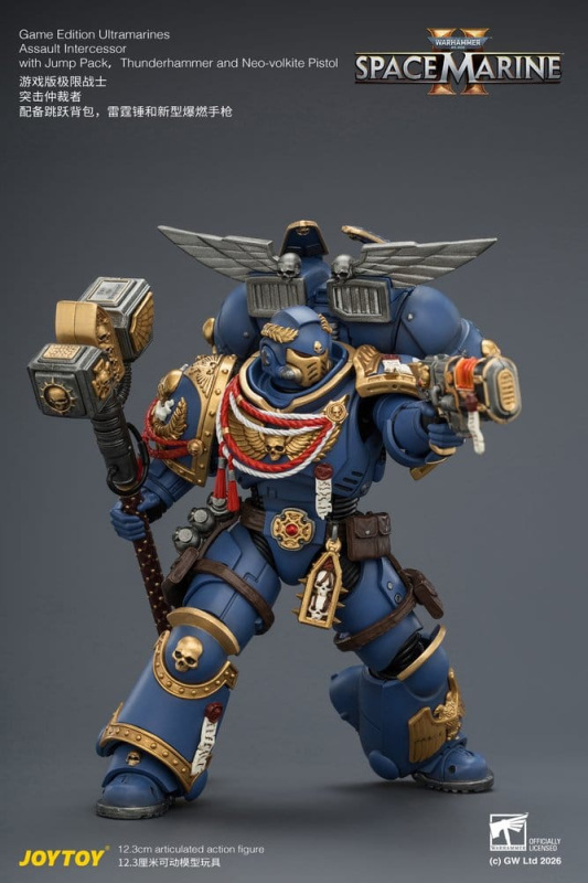 Warhammer Action Figure Game Edition Ultramarines Assault Intercessor 12 cm 4