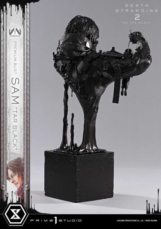 Death Stranding 2: On the Beach Premium Bust 1/3 Sam Tar Black 44 cm 6