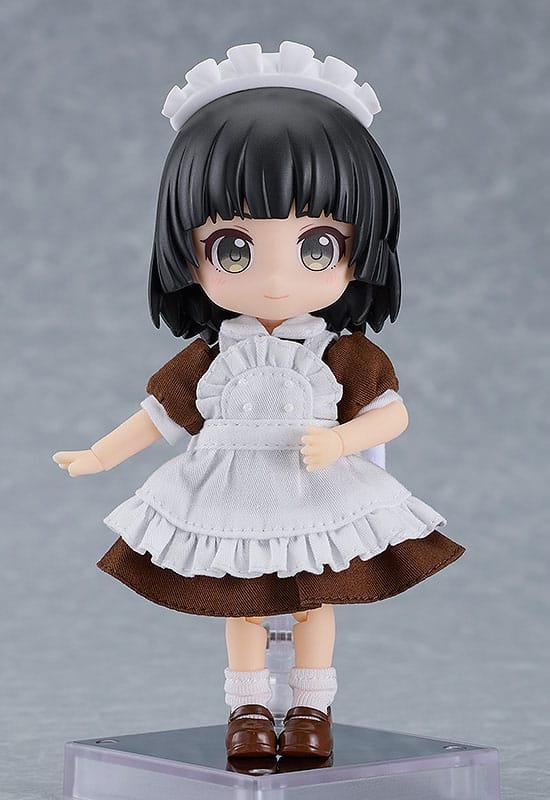 Original Character for Nendoroid Doll Figures Outfit Set: Maid Outfit Mini (Brown)