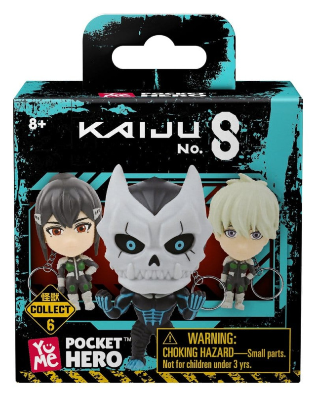 Kaiju No. 8 Pocket Hero Keychain Series 1 Blind Box Display (12) 6