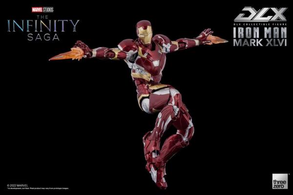 Infinity Saga: Iron Man Mark 46 1/12 DLX Action Figure - ThreeZero