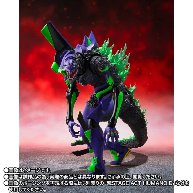 Evangelion S.H.MonsterArts Action Figure Test Type-01 "G" Awakening Form 15 cm 3