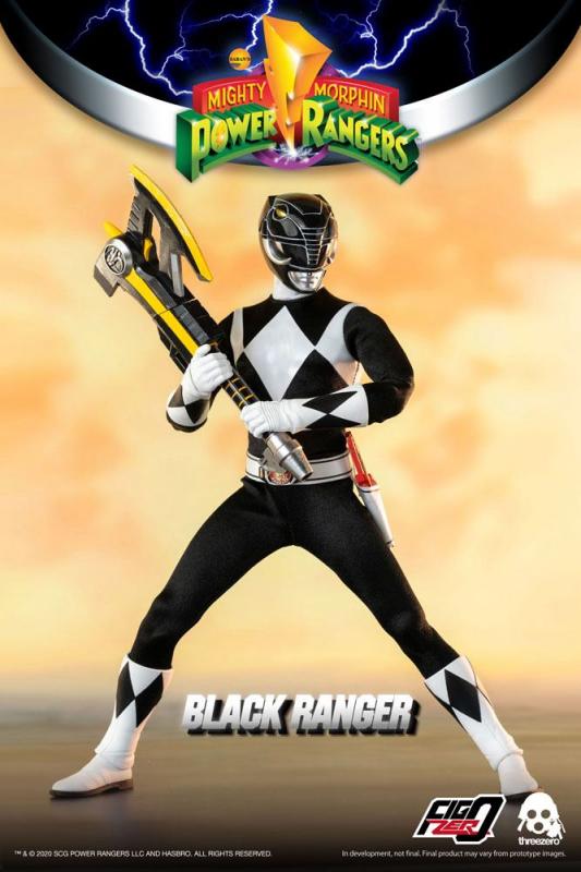 Mighty Morphin Power Rangers: Black Ranger - FigZero Figure 1/6 - ThreeZero