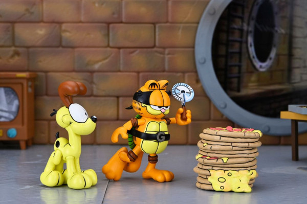 Teenage Mutant Ninja Turtles (Archie Comics) x Garfield Action Figure 2-Pack Ultimate Garfello & Odi 11