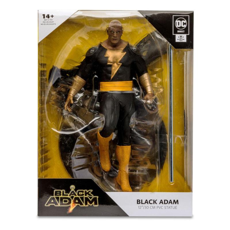 DC Black Adam: Black Adam by Jim Lee 30 cm Movie Posed PVC Statue - McFarlane Toys
