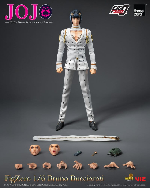 Jojo's Bizarre Adventure: Golden Wind FigZero Action Figure 1/6 Bruno Bucciarati 31 cm 1