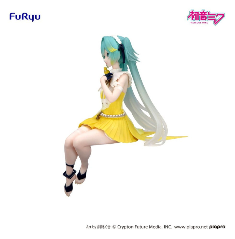 Hatsune Miku Noodle Stopper PVC Statue Canary Bird heo exclusive 14 cm 2