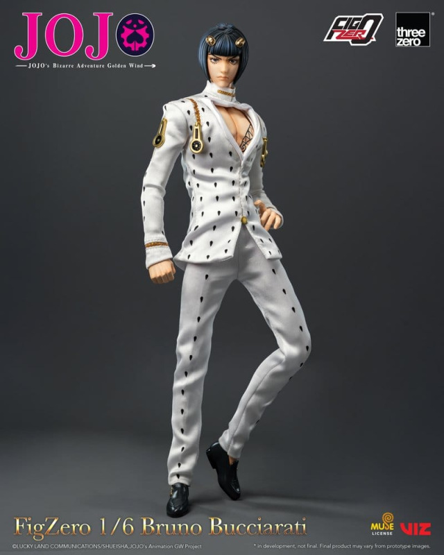 Jojo's Bizarre Adventure: Golden Wind FigZero Action Figure 1/6 Bruno Bucciarati 31 cm 9