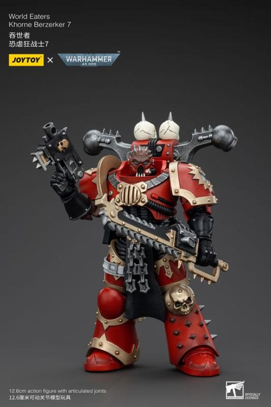 Warhammer 40k Action Figure 1/18 World Eaters Khorne Berzerker 7 13 cm