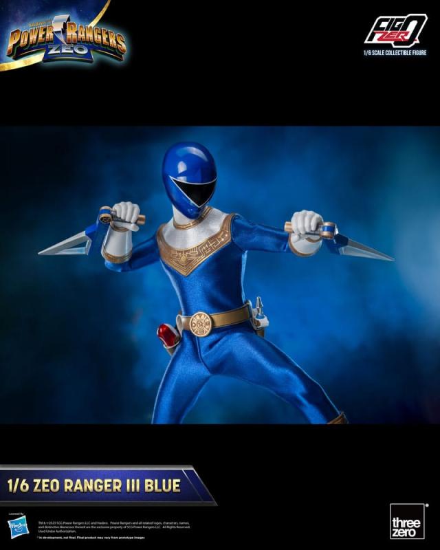 Power Rangers Zeo FigZero Action Figure 1/6 Ranger III Blue 30 cm 3