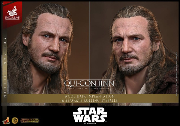Star Wars: The Phantom Menace Movie Masterpiece Action Figure 1/6 Qui-Gon Jinn (Artisan Edition) Hot 5