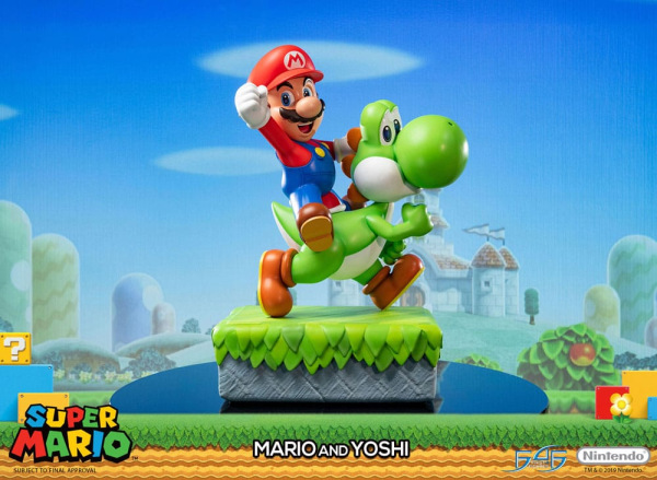 Super Mario Statue Mario & Yoshi 48 cm 13