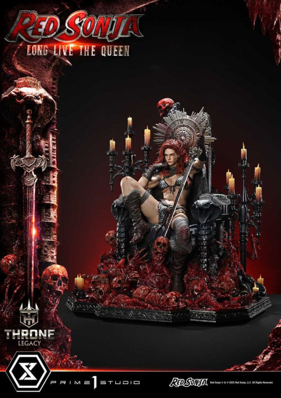 Red Sonja Throne Legacy Collection Statue Statue 1/3 Red Sonja: Long Live the Queen Bonus Version 77 12