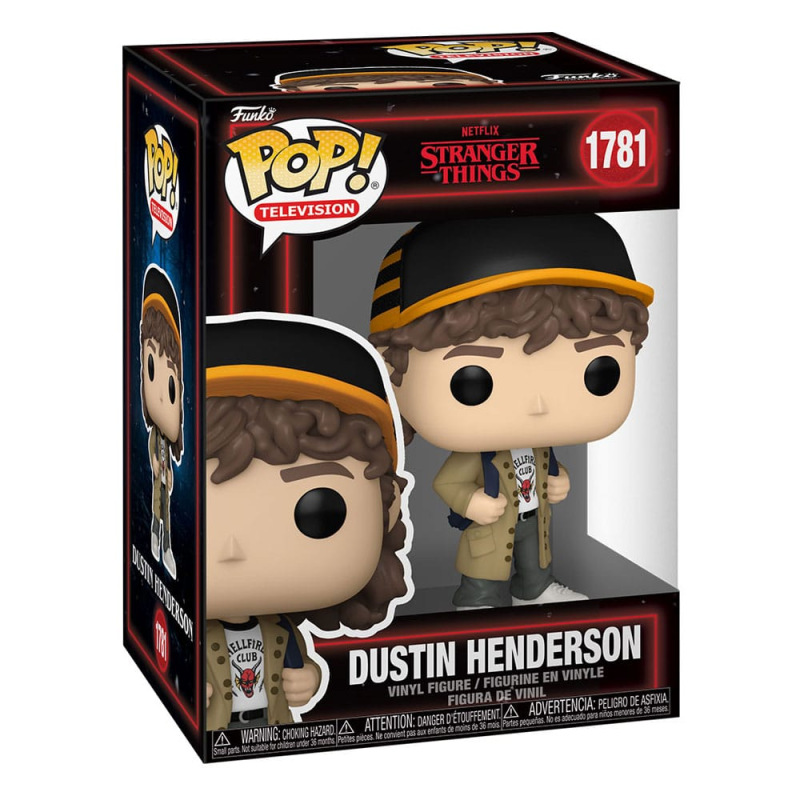 Stranger Things POP! Television Vinyl Figures Dustin Henderson 9 cm 1