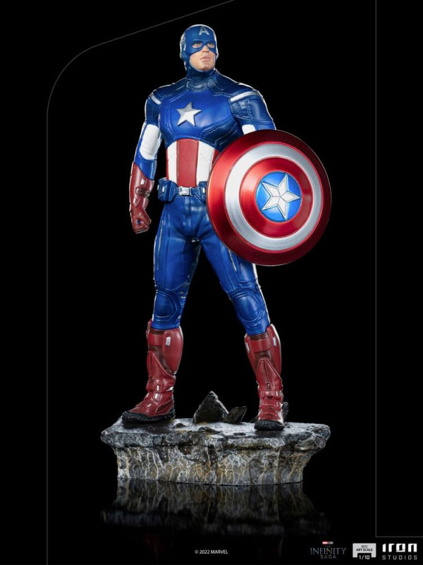 The Infinity Saga BDS Art Scale Statue 1/10 Captain America Battle of NY 23 cm 3