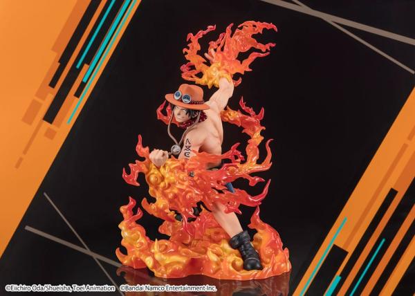One Piece FiguartsZERO PVC Statue (Extra Battle) Portgas. D. Ace -One Piece Bounty Rush 5th Annivers