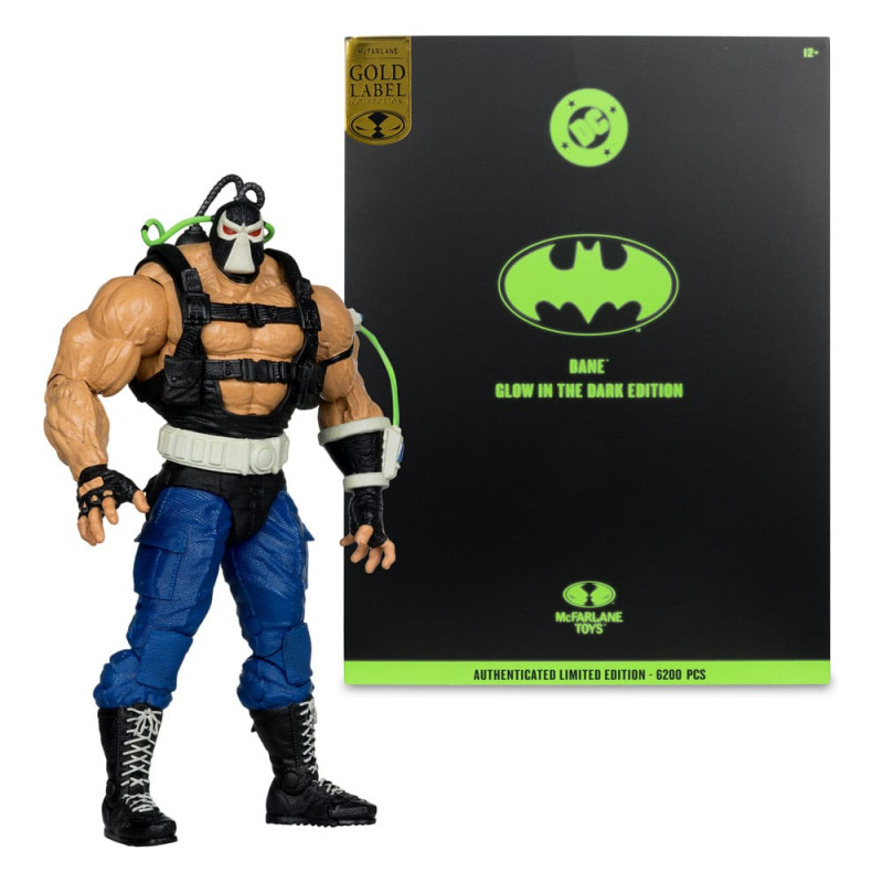 DC Multiverse Mega Action Figure Bane (Glow in the Dark) (Gold Label) 25 cm 5