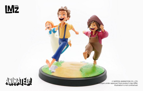 The Adventures of Tom Sawyer Animated! Statue Tom, Huck & Becky 23 cm 8