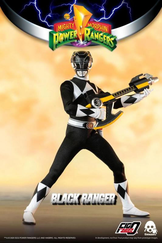 Mighty Morphin Power Rangers: Black Ranger - FigZero Figure 1/6 - ThreeZero