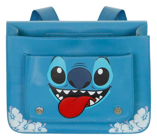 Lilo & Stitch Satchel Shoulder Bag Backpack Tongue Blue 3