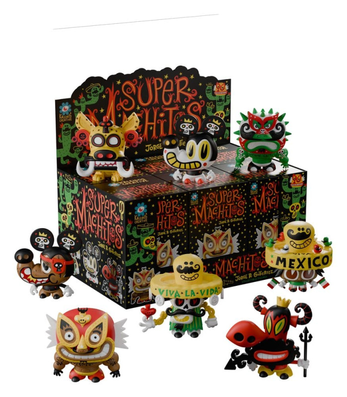 Super Machito Mini Figures S1 10 cm Blind Box Display (6) 2
