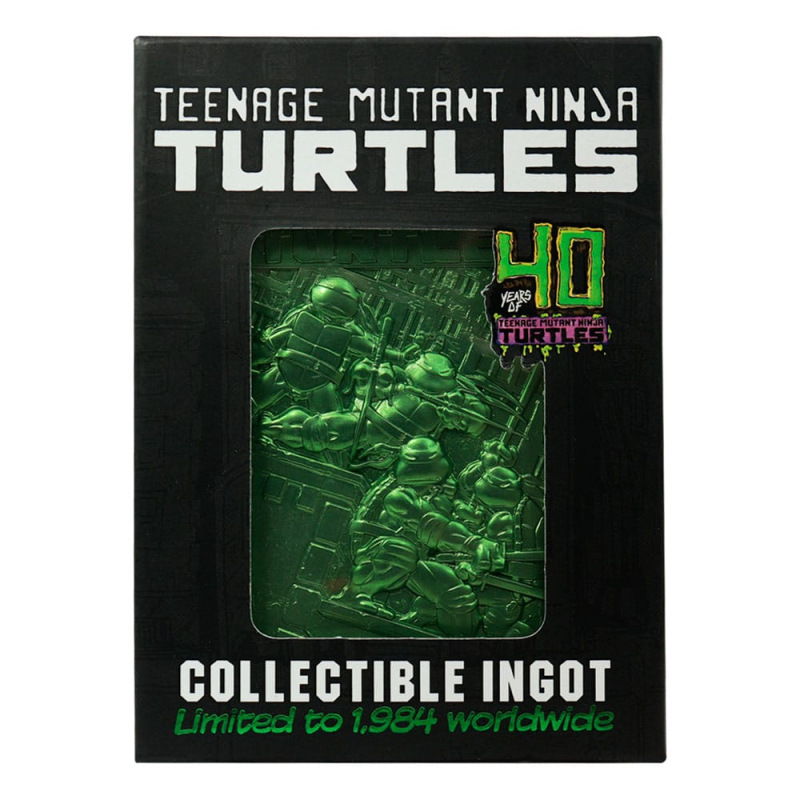 Teenage Mutant Ninja Turtles Ingot 40th Anniversary Green Limited Edition 3