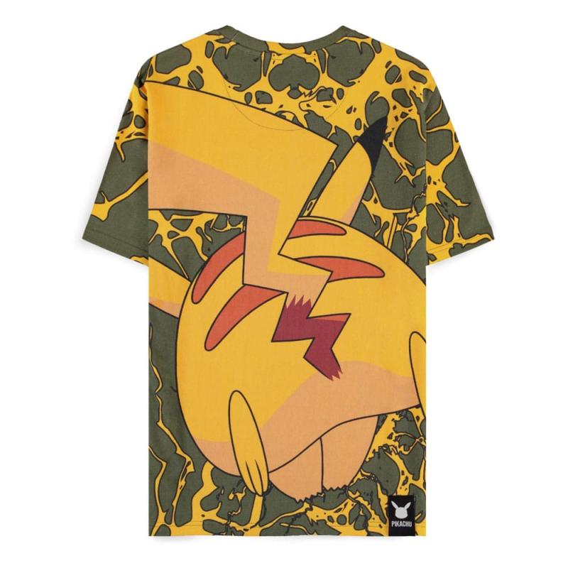 Pokemon T-Shirt Pikachu Lightning Size XL