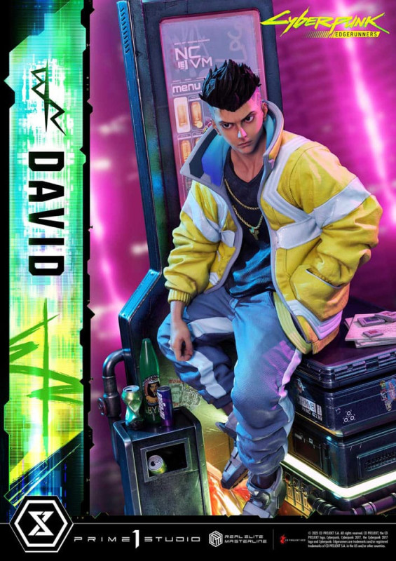 Cyberpunk: Edgerunners Real Elite Masterline Series Statue 1/4 David Bonus Version 58 cm 11