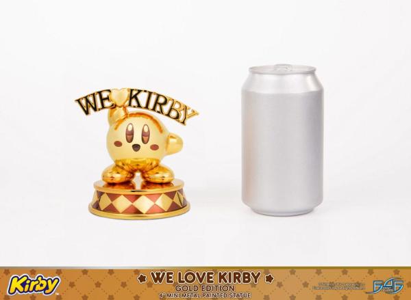 Kirby DieCast Statue We Love Kirby Gold Edition 10 cm 10