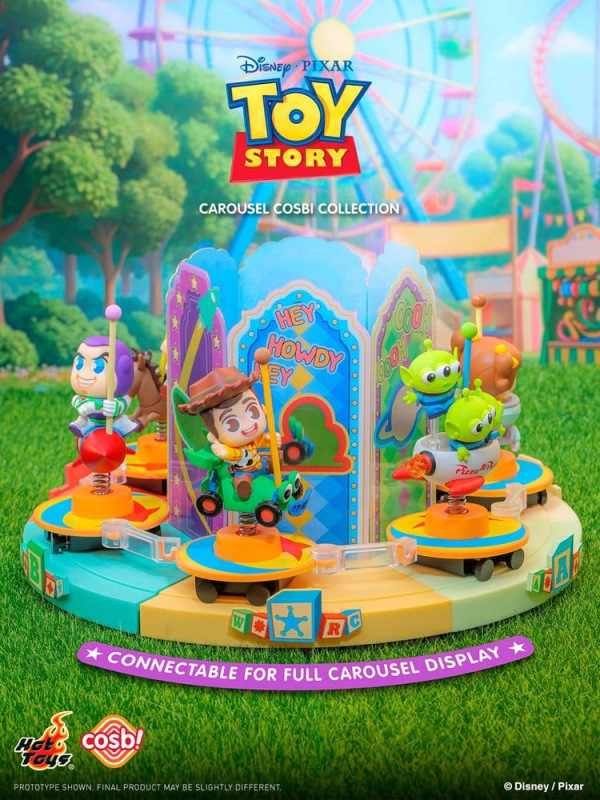 Toy Story Cosbi Mini Figures Carousel Collection 10 cm Blind Box Display (6) 1