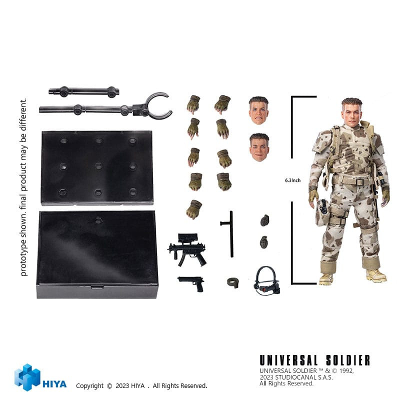 Universal Soldier Exquisite Super Series Actionfigur 1/12 Luc Deveraux 16 cm 1