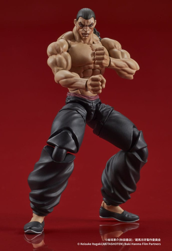 Baki Hanma Digaction Action Figure Retsu Kaioh 7 cm 9