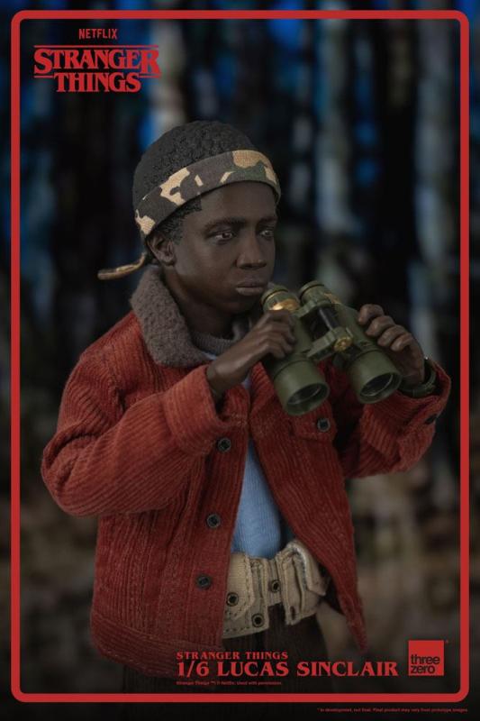 Stranger Things Action Figure 1/6 Lucas Sinclair 23 cm