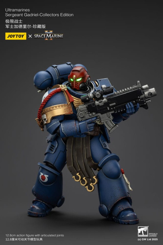 Warhammer 40,000: Space Marine 2 Action Figure Ultramarines Sergeant Gadriel Collectors Edition 13 c 3