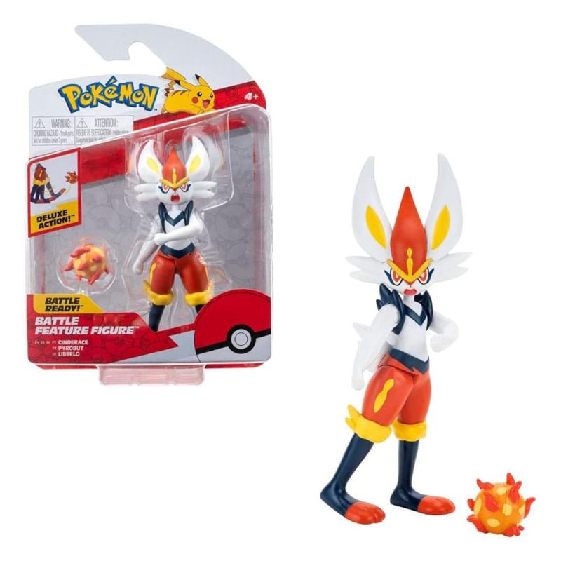 Pokémon Battle Feature Figure Cinderace 10 cm