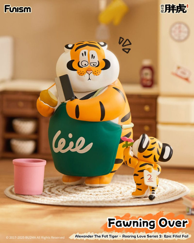 Alexander The Fat Tiger Mini Figures Roaring Love Series 2: Epic Filial Fabil7 cm Display (8) 10