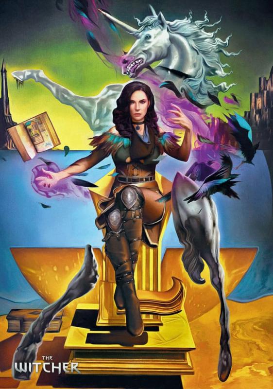 The Witcher III: Wild Hunt Game Art Chronicles Puzzle Yennefer inspired by Salvador Dali (1000 piece