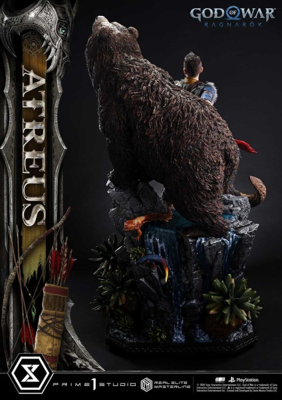 God of War: Ragnarok Real Elite Masterline Statue 1/3 Atreus Deluxe Version 96 cm 5