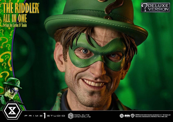 DC Comics Real Elite Masterline Series Statue 1/3 The Riddler All In One (Design by Carlos D'Anda) D 9