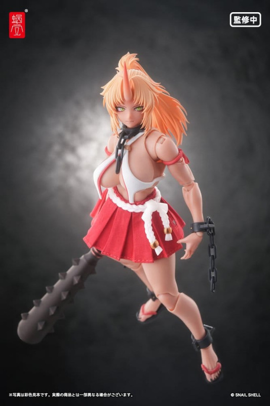 Original Character Action Figure 1/12 RPGEX-08 Oni Miko Second Daughter Momiji 17 cm 11