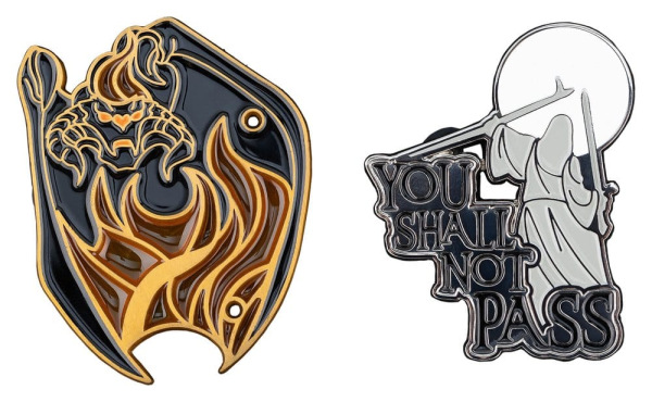 Lord of the Rings Collectors Pins 2-Pack You Shall Not Pass 8 cm 1