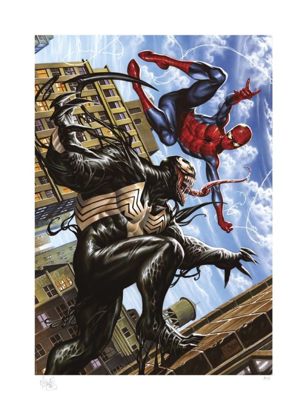 Marvel: Spider-Man vs Venom 46 x 61 cm Art Print - Sideshow Collectibles