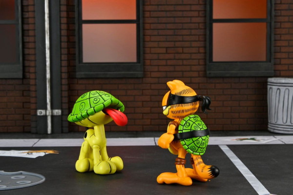 Teenage Mutant Ninja Turtles (Archie Comics) x Garfield Action Figure 2-Pack Ultimate Garfello & Odi 2