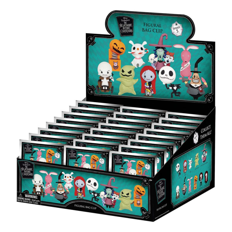 Nightmare before Christmas 3D PVC Bag Clips Series 5 Display (24) 2