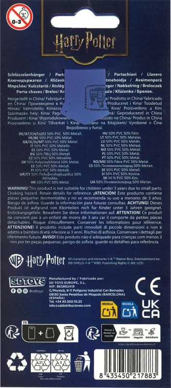 Harry Potter Rubber Keychain Harry on Broom 7 cm 2